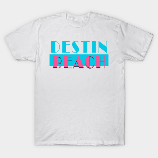 Destin Beach Florida Vice T-Shirt-TOZ